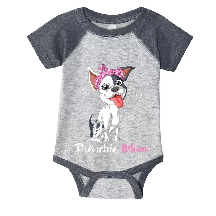 Frenchie Mom Infant Baby Jersey Bodysuit