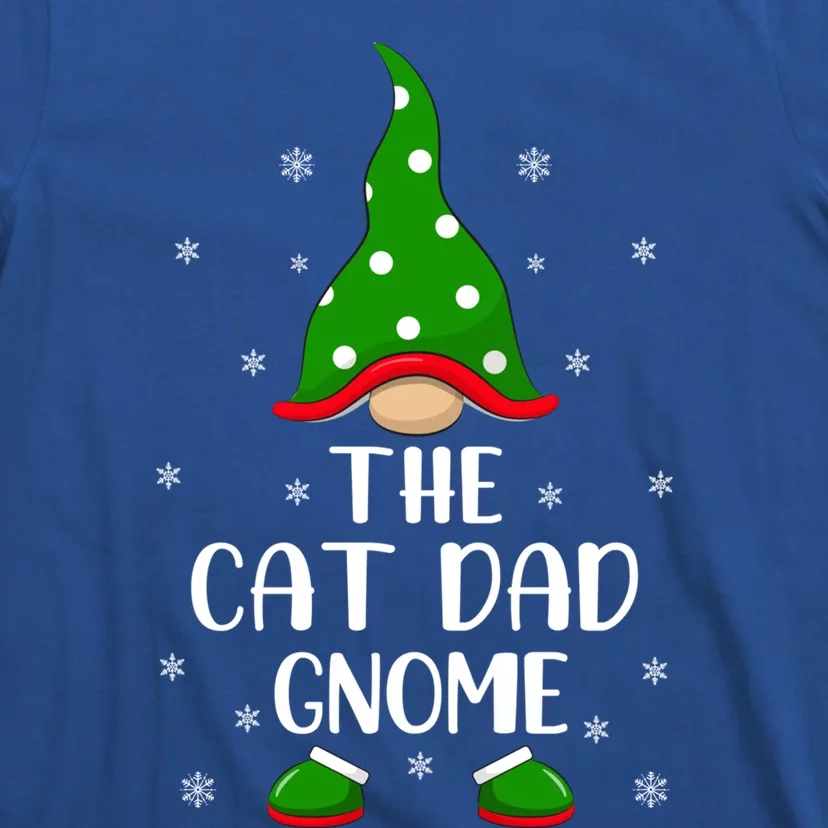 Funny Matching Family The Cat Dad Gnome Christmas Gift T-Shirt