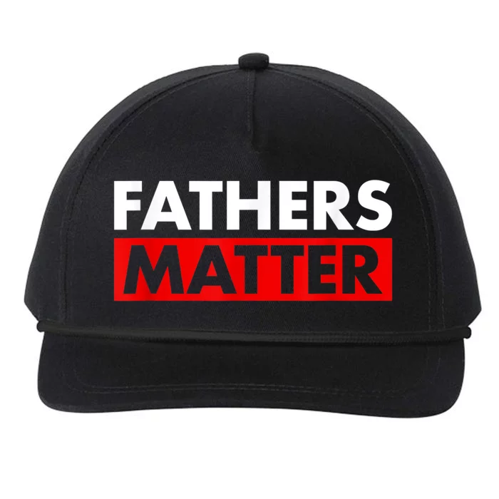 Fathers Matter Funny Farther’s Day Snapback Five-Panel Rope Hat