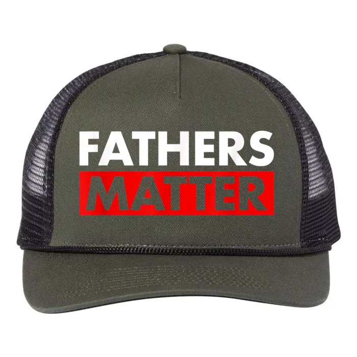 Fathers Matter Funny Farther’s Day Retro Rope Trucker Hat Cap