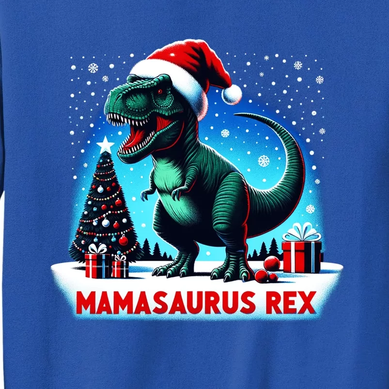 Funny Matching Family Mama Saurus T Rex Dinosaur Christmas Meaningful Gift Tall Sweatshirt