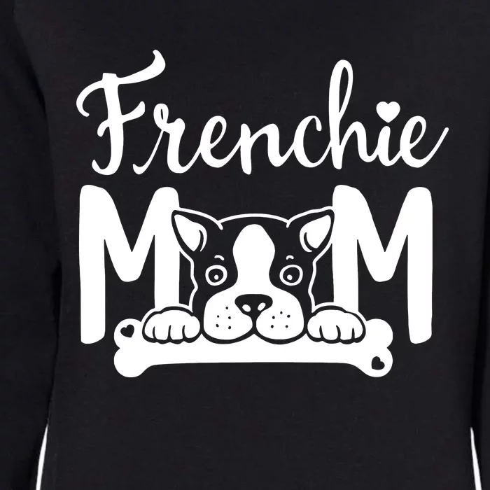 Frenchie Mom Womens California Wash Sweatshirt