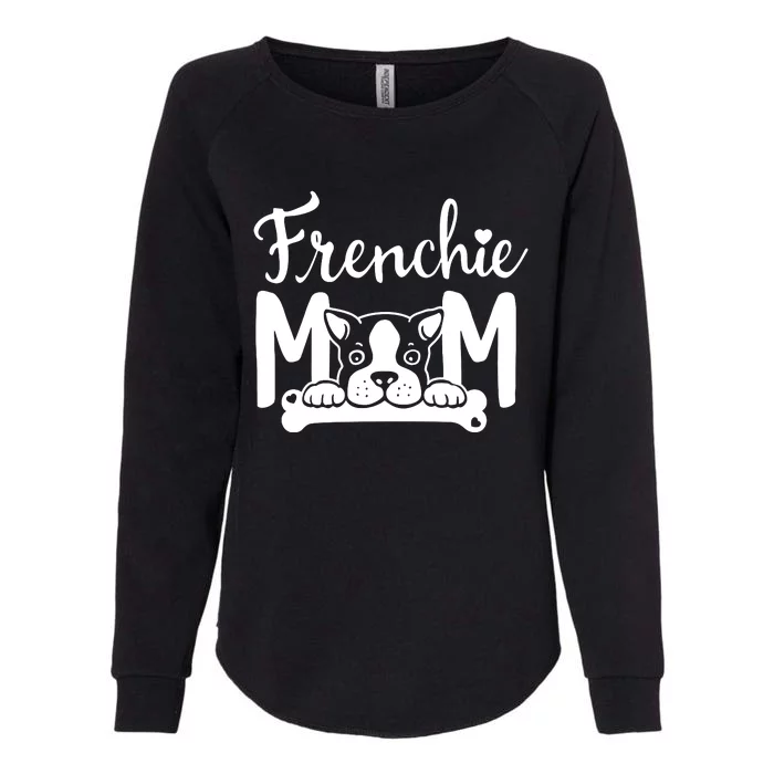 Frenchie Mom Womens California Wash Sweatshirt