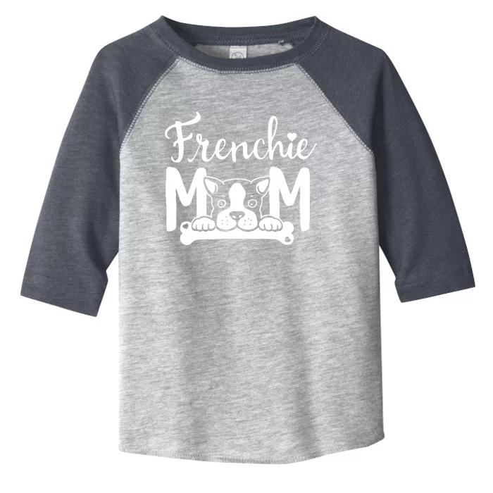 Frenchie Mom Toddler Fine Jersey T-Shirt