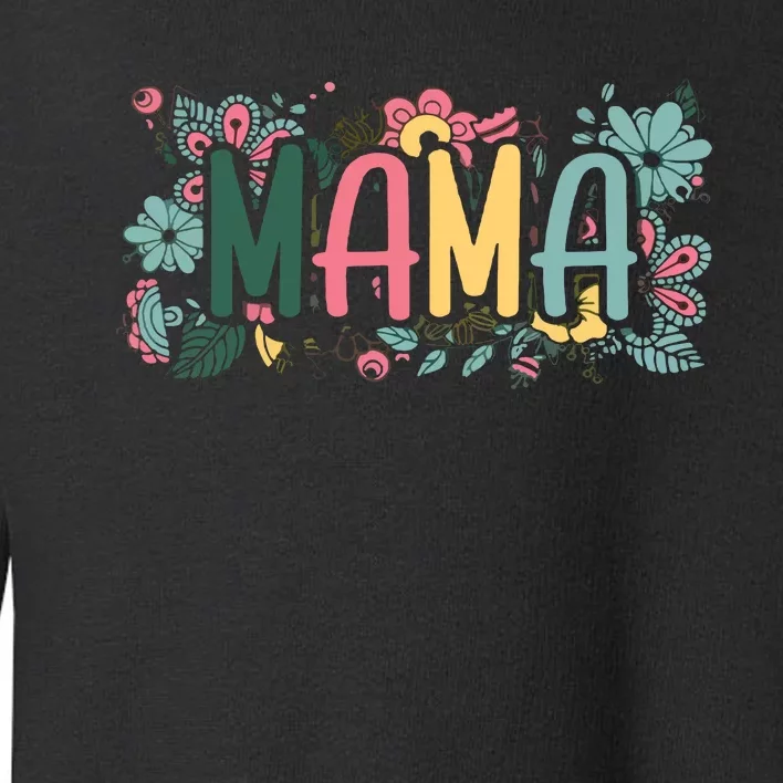 Floral Mama Toddler Sweatshirt