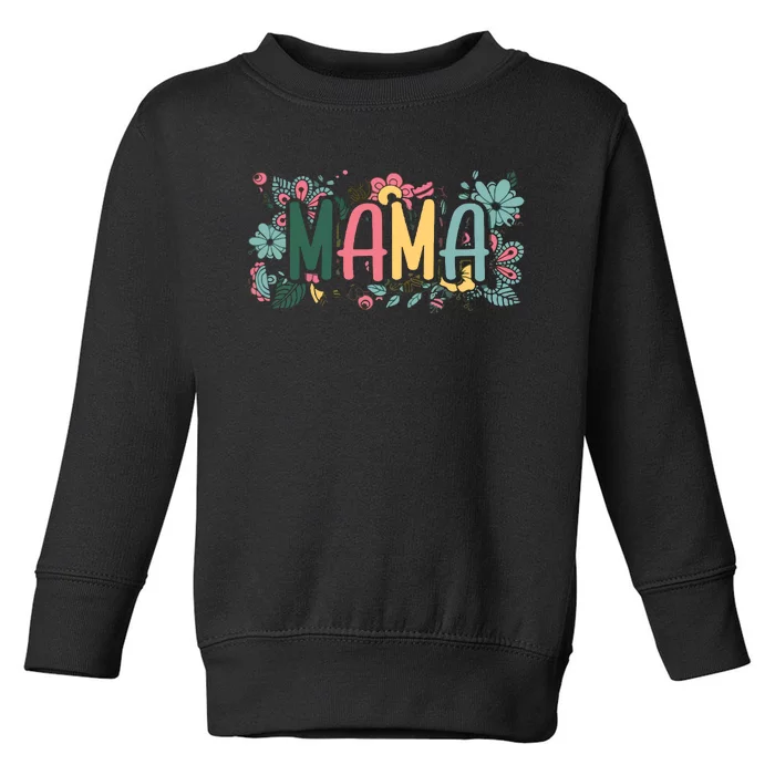 Floral Mama Toddler Sweatshirt