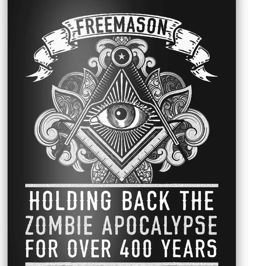 Freemason Masonic Fraternal Freemasonry Square Compass Poster