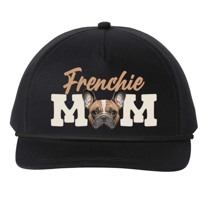 Frenchie Mom French Bulldog Owner Frenchie Lover Gift Snapback Five-Panel Rope Hat