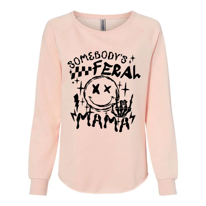 Feral Mama Womens California Wash Sweatshirt