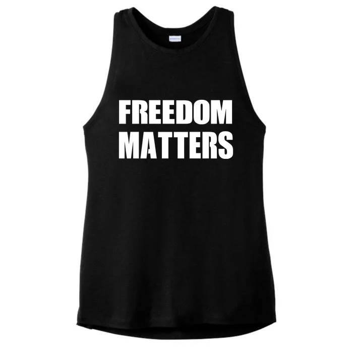 Freedom Matters Ladies Tri-Blend Wicking Tank