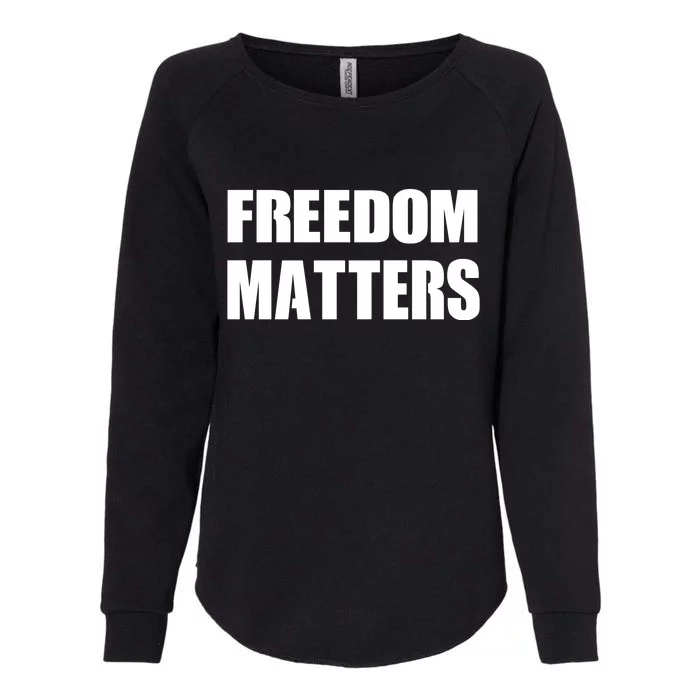 Freedom Matters Womens California Wash Sweatshirt