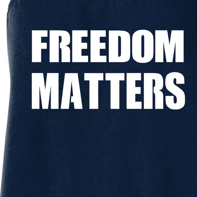 Freedom Matters Women's Racerback Tank