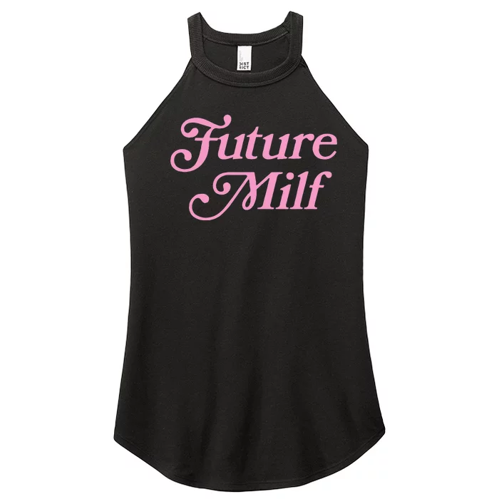 Future Milf Funny Women’s Perfect Tri Rocker Tank