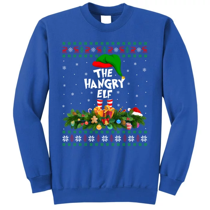 Funny Matching Family Ugly The Hangry Elf Christmas Gift Sweatshirt