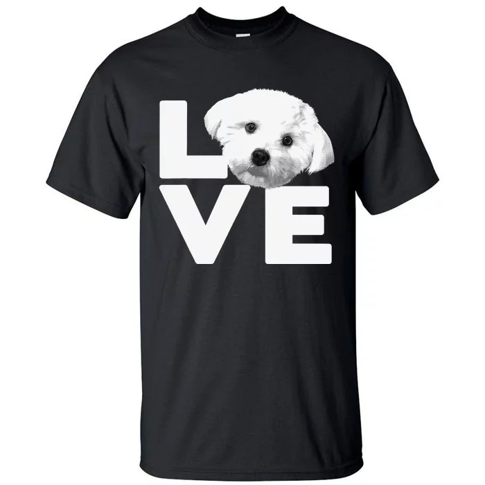 Funny Maltese For Dog Lover Groomer Owner Puppy Tall T-Shirt