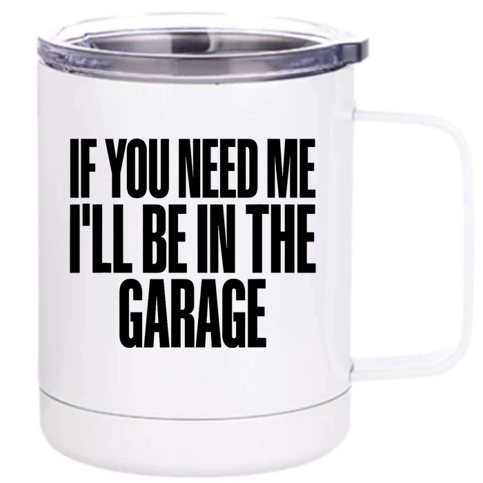 Funny Mechanic For Dad Auto Garage Automobile Car Lover Front & Back 12oz Stainless Steel Tumbler Cup