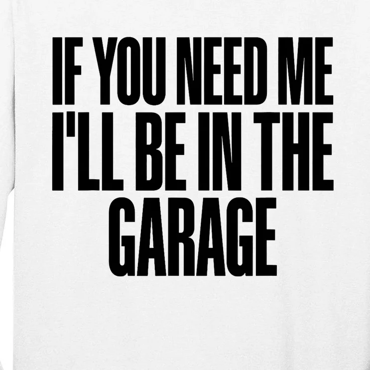 Funny Mechanic For Dad Auto Garage Automobile Car Lover Tall Long Sleeve T-Shirt