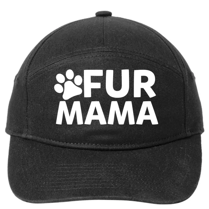 Fur Mama 7-Panel Snapback Hat