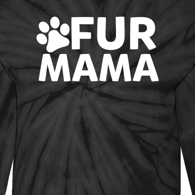 Fur Mama Tie-Dye Long Sleeve Shirt