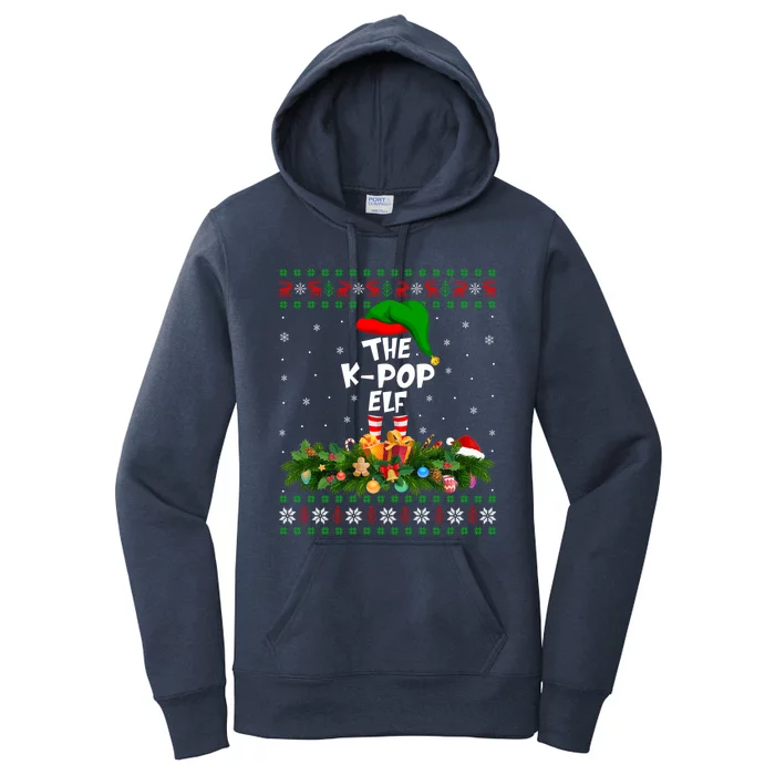 Funny Matching Family Ugly The Kpop Elf Christmas Cool Gift Women's Pullover Hoodie