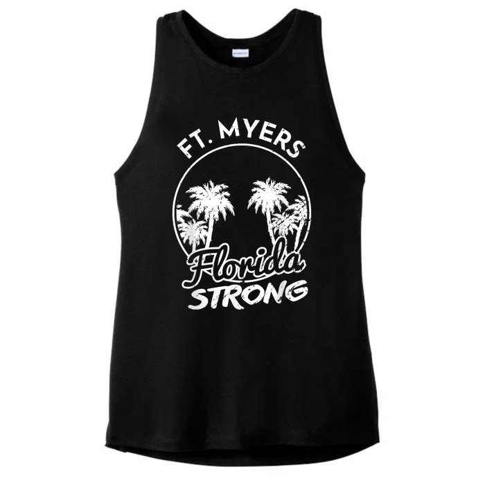 Ft. Myers Florida Strong Community Support Ladies Tri-Blend Wicking Tank