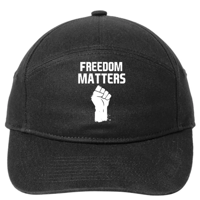 Freedom Matters Fist 7-Panel Snapback Hat