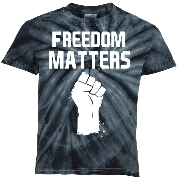 Freedom Matters Fist Kids Tie-Dye T-Shirt