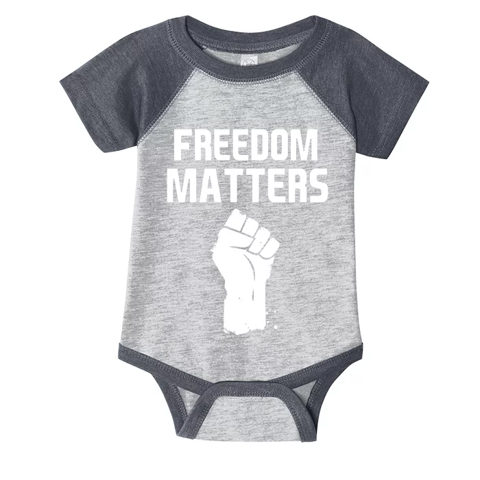 Freedom Matters Fist Infant Baby Jersey Bodysuit