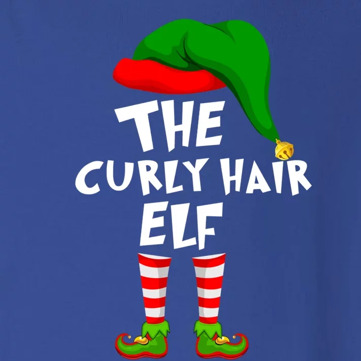 Funny Matching Family Christmas The Curly Hair Elf Cool Gift Toddler Long Sleeve Shirt