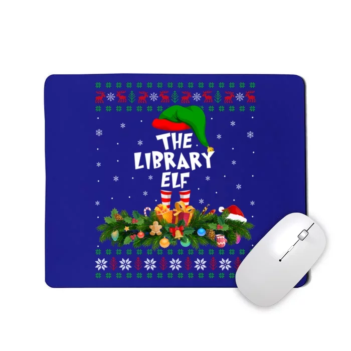 Funny Matching Family Ugly The Library Elf Christmas Gift Mousepad