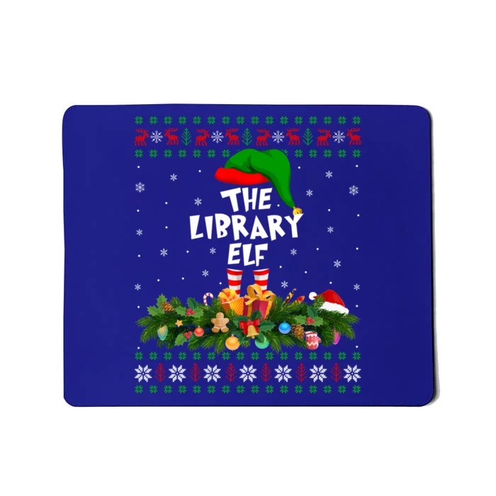 Funny Matching Family Ugly The Library Elf Christmas Gift Mousepad