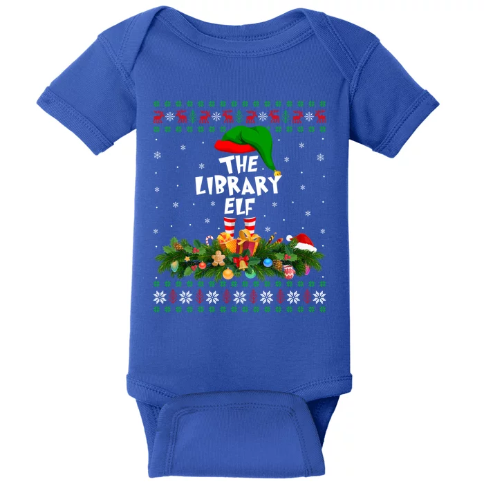 Funny Matching Family Ugly The Library Elf Christmas Gift Baby Bodysuit