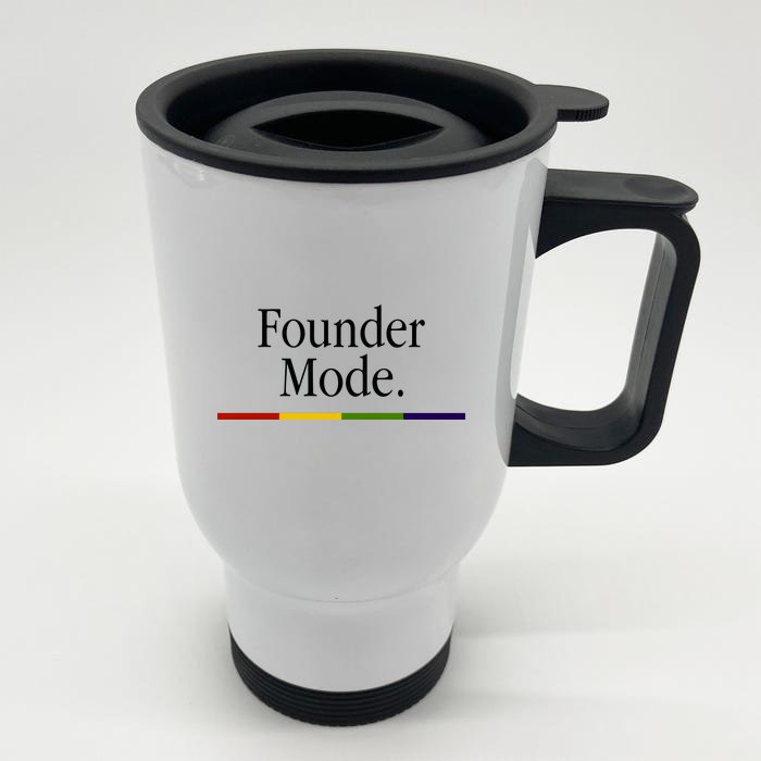 Founder Mode Front & Back Stainless Steel Travel Mug