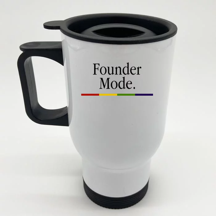 Founder Mode Front & Back Stainless Steel Travel Mug