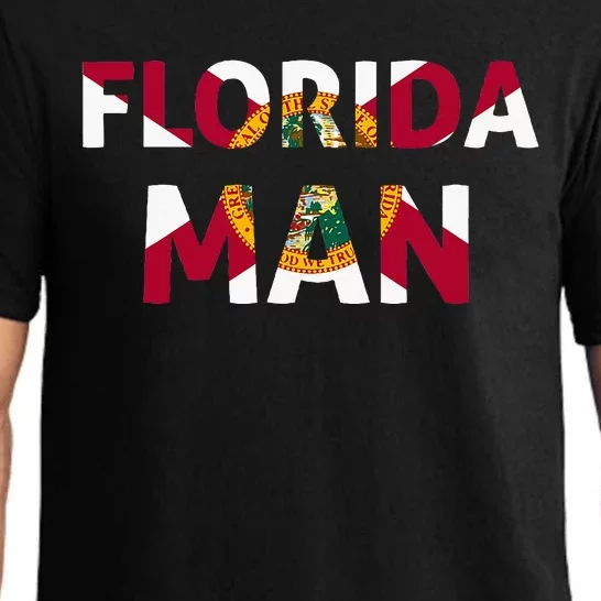 Florida Man & Florida State Flag Pajama Set