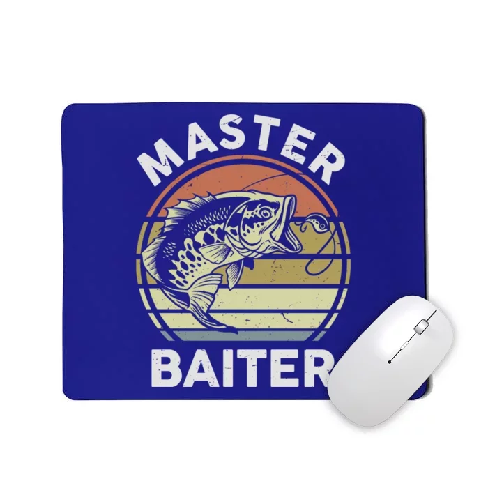 Fishinggift Masterbaiter Funny Fish Dad Grandpa Father Gift Mousepad