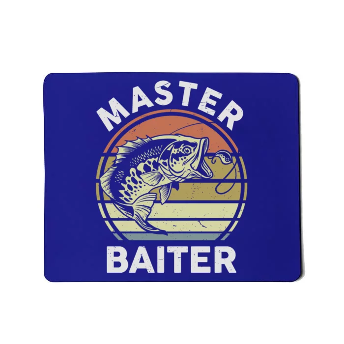 Fishinggift Masterbaiter Funny Fish Dad Grandpa Father Gift Mousepad