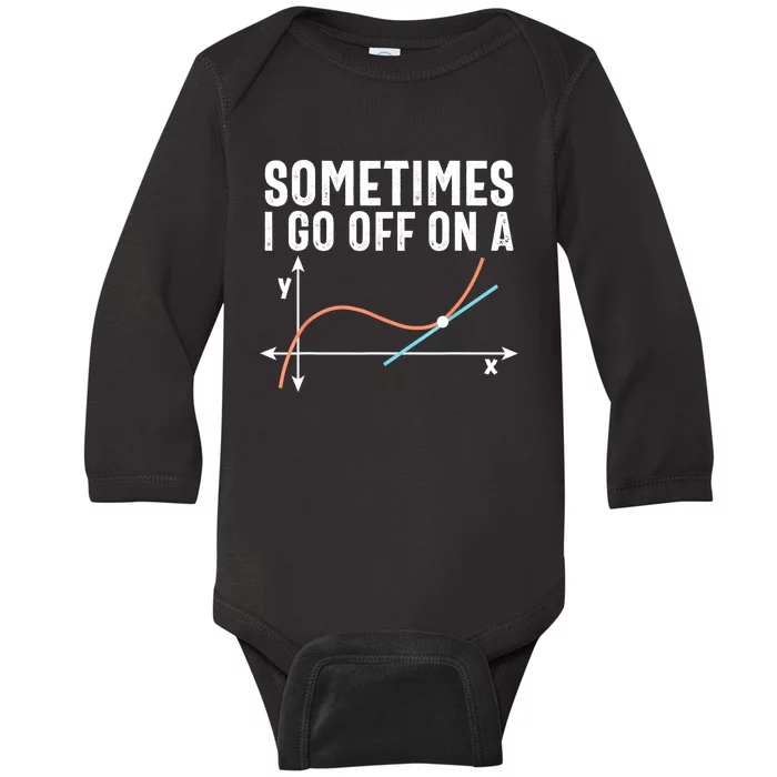 Funny Math Funny Geometry Math Humor Math Pun Math Joke Baby Long Sleeve Bodysuit