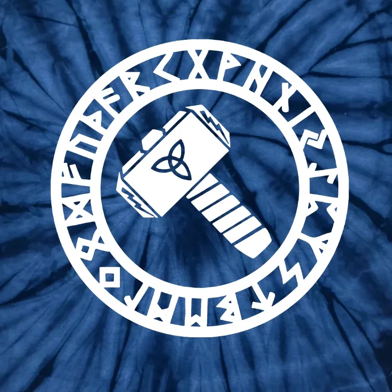 Futhark Mjolnir Tie-Dye T-Shirt