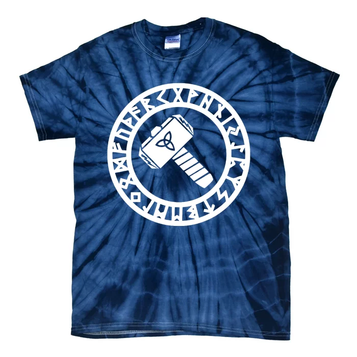 Futhark Mjolnir Tie-Dye T-Shirt