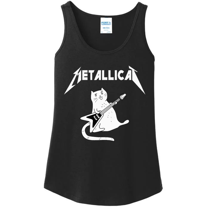 Funny Metallicat Ladies Essential Tank