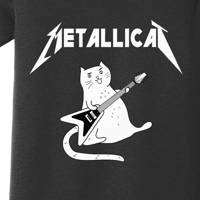 Funny Metallicat Baby Bodysuit