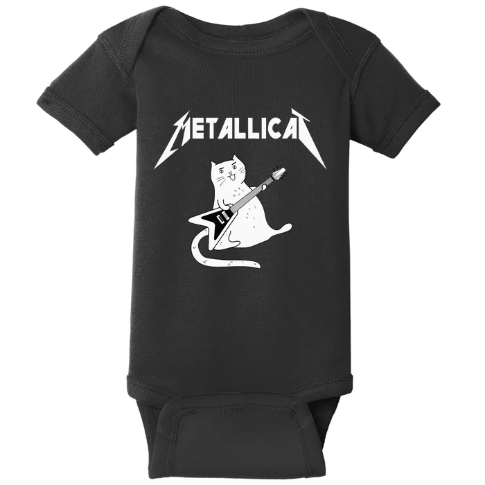 Funny Metallicat Baby Bodysuit