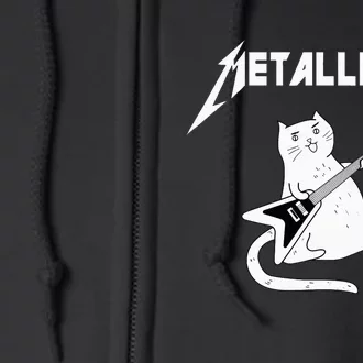 Funny Metallicat Full Zip Hoodie