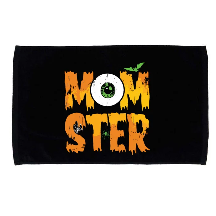 Funny Momster For Mom Halloween Scary Costume Microfiber Hand Towel