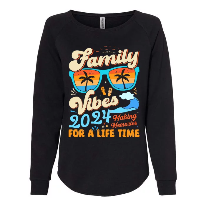 Funny Matching Family Reunion 2024 Making Memories Gifts Womens California Wash Sweatshirt