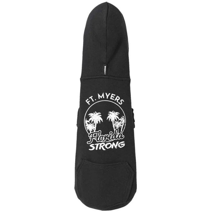 Ft. Myers Florida Strong Community Support Doggie 3-End Fleece Hoodie