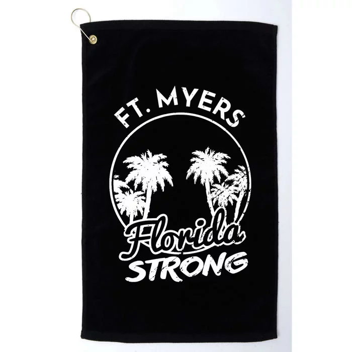 Ft. Myers Florida Strong Community Support Platinum Collection Golf Towel