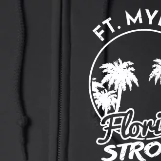 Ft. Myers Florida Strong Community Support Full Zip Hoodie