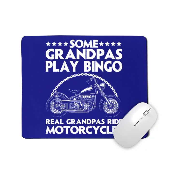 Funny Motorcycle For Grandpa Dad Motorcycle Lovers Riders Gift Mousepad